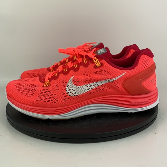 Nike Lunarglide+ 5 Mango Athletic Running Shoes 599395-601 Women's Size 9.5 - Picture 8 of 12